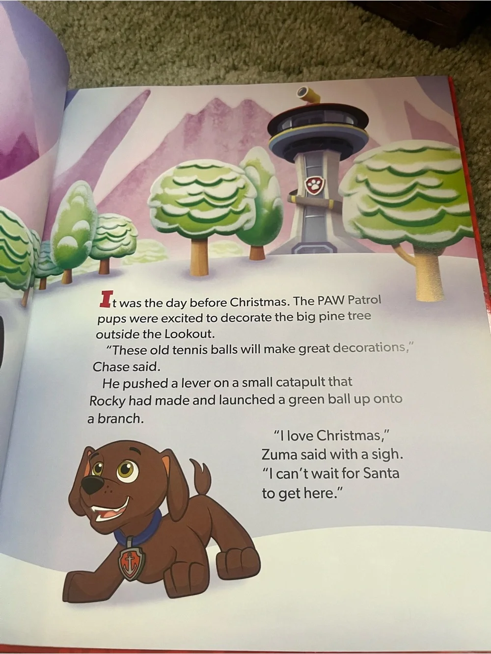 Nickelodeon PAW Patrol The Pups Save Christmas! - Red Holiday Kids Book